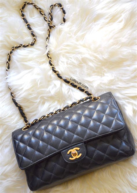 chanel classic flap bag black.